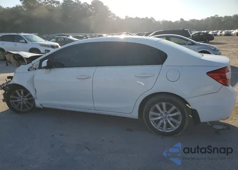 2012 Honda Civic Ex from USA, damaged, VIN 19XFB2F83CE001748